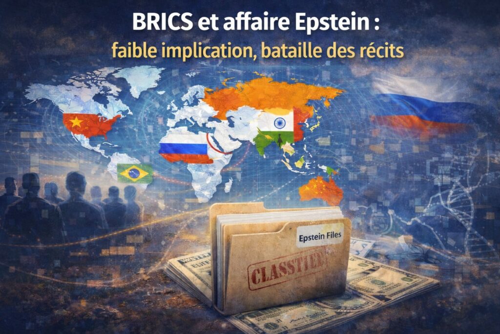 Analyse géopolitique BRICS et affaire Epstein, faible implication et bataille des récits